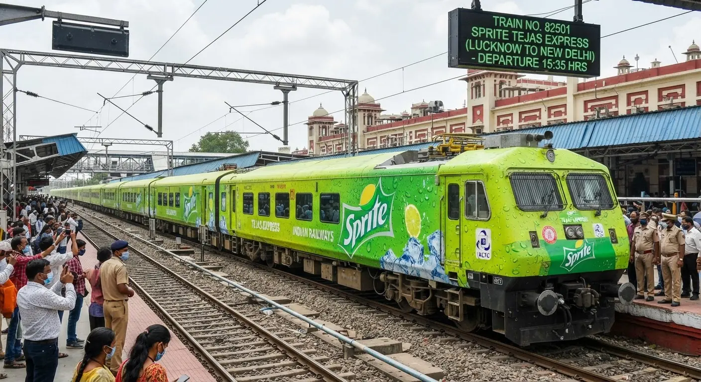 Lucknow New Delhi Tejas Express gets a new look in major corporate branding deal