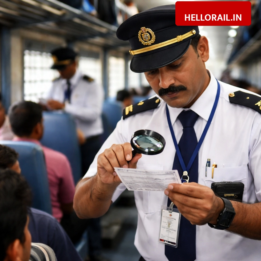 Indian Railways trains TTEs to detect fake tickets using new 7-point verification system