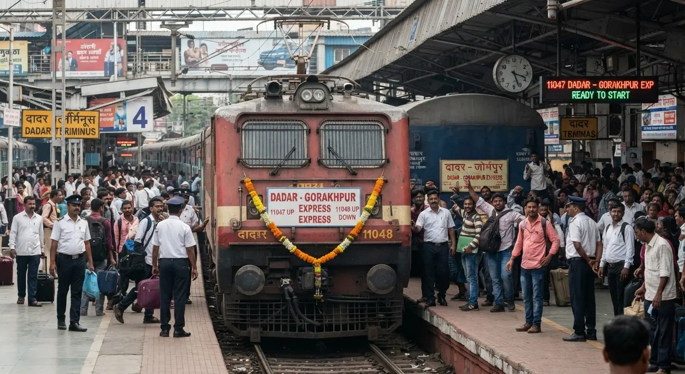 Indian Railways upgrades Dadar Gorakhpur special train to a regular express service
