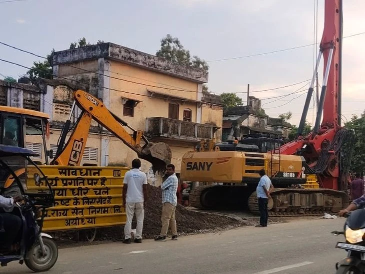 Construction begins on Balrampur Jharkhandi railway overbridge to ease traffic congestion