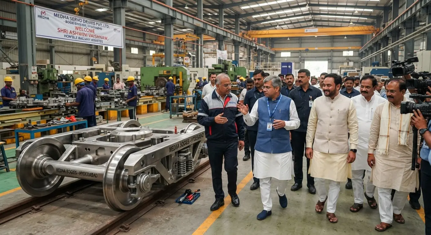 Railway Minister Ashwini Vaishnaw positions Hyderabad as a major high-speed rail manufacturing hub