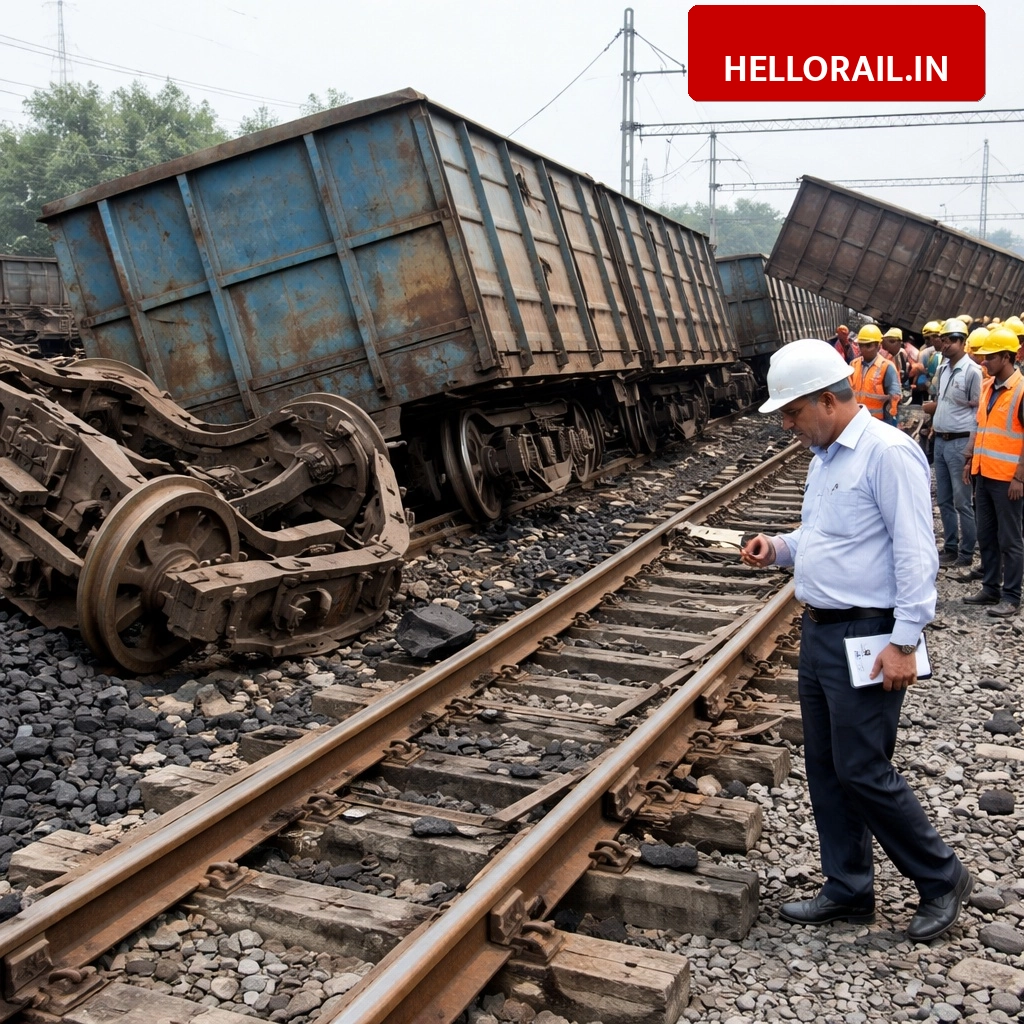 Banthra Yard Incident: Goods train wagon derails in Shahjahanpur, DRM conducts inspection