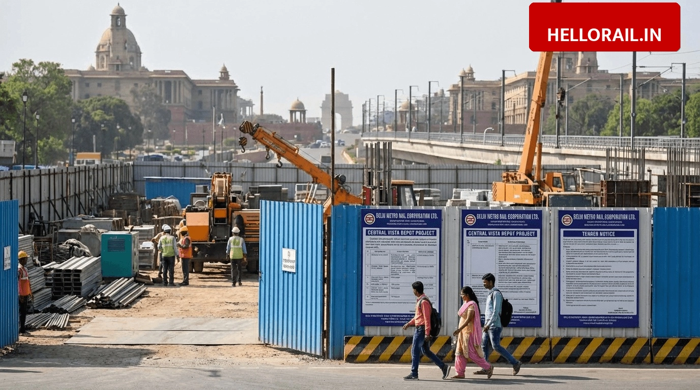 DMRC Floats Tender for Central Vista Depot Design to Speed Up Metro Phase 5A