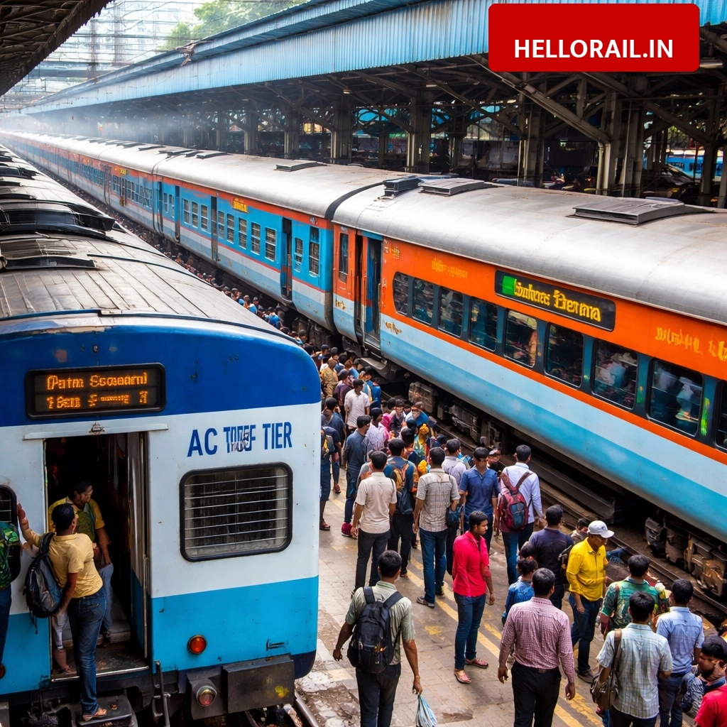 Himsagar and Navyug Express: AC coaches increased and route changes for Patna and Guwahati trains