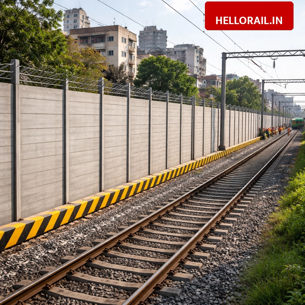 Railway safety boost: Indian Railways to build 3-meter high boundary walls around city tracks