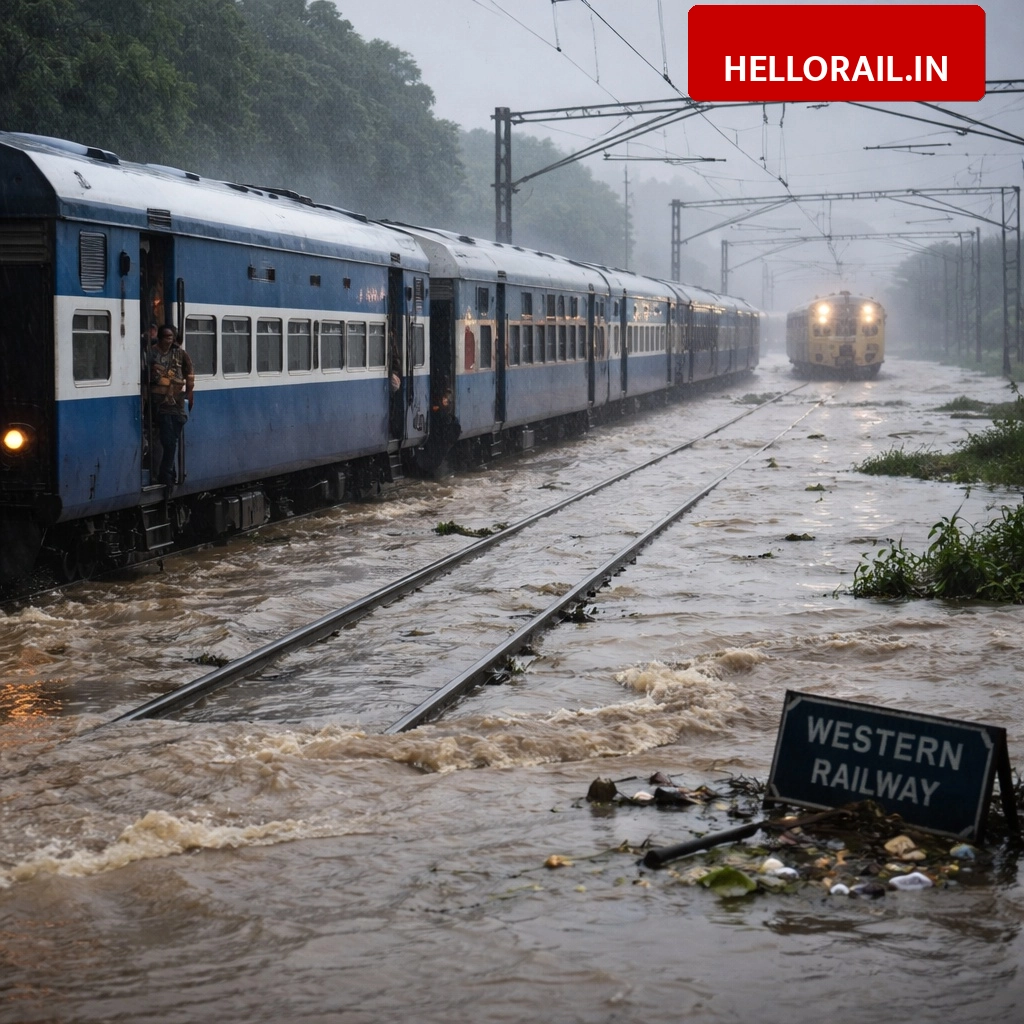 Heavy Rain Update: Over 40 Western Railway trains cancelled and diverted due to floods in MP and Rajasthan