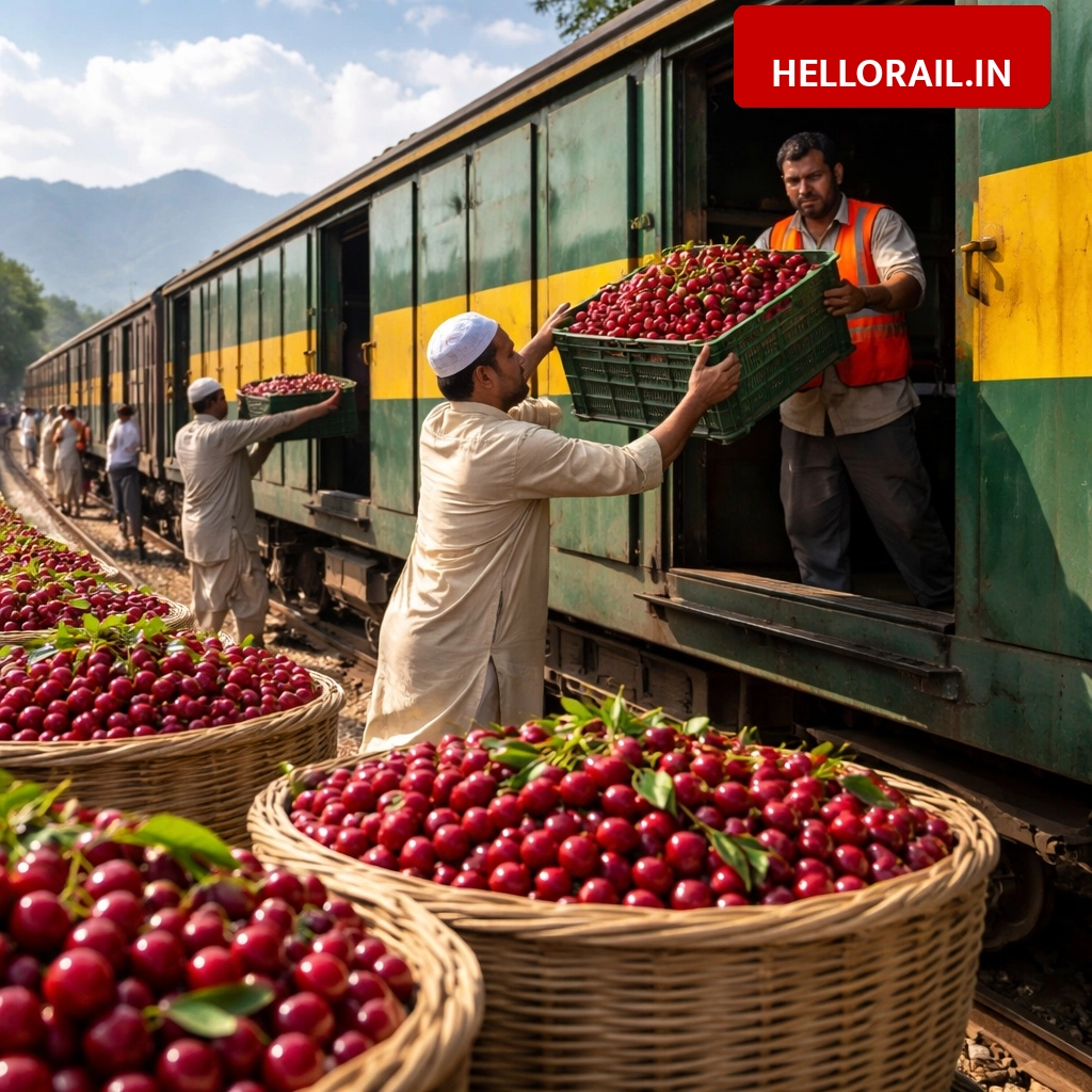 Cherry Special Train: Indian Railways to transport Kashmiri cherries to Mumbai markets