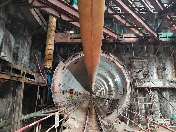 Bhopal Metro project reaches 260 meter milestone for underground tunnel construction