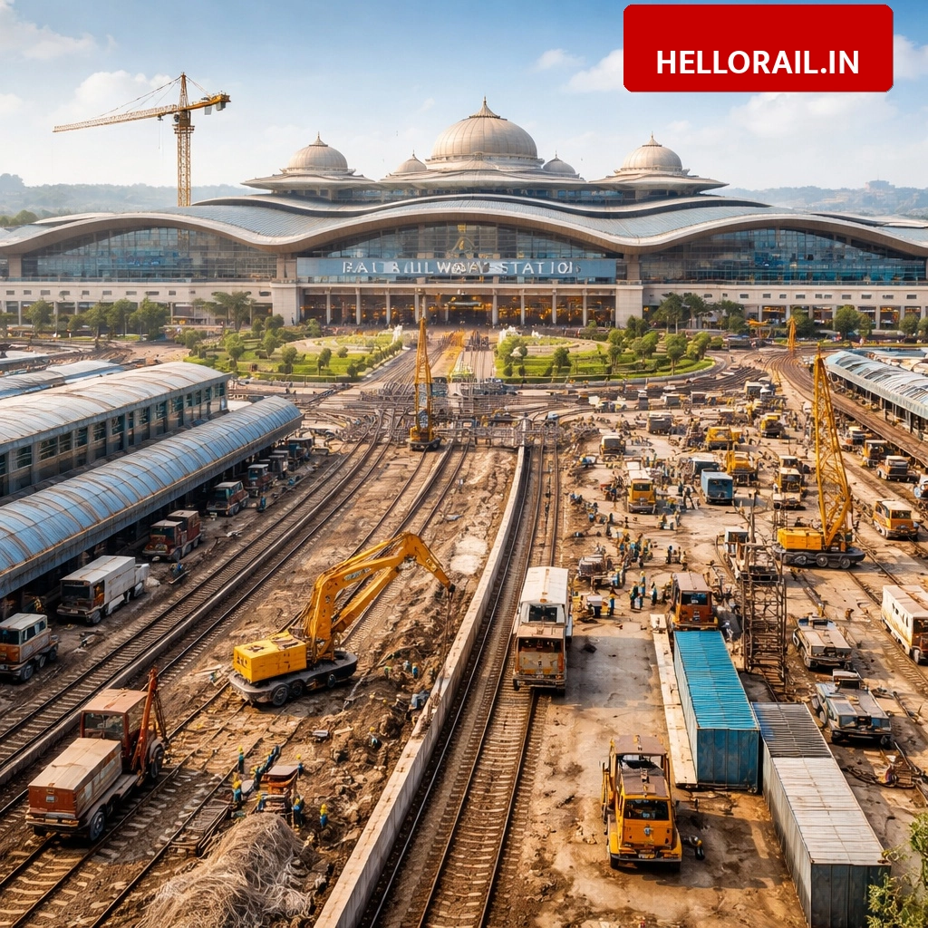 Kashi Railway Station redevelopment: 100-day mega block starts for airport-like facility by 2027