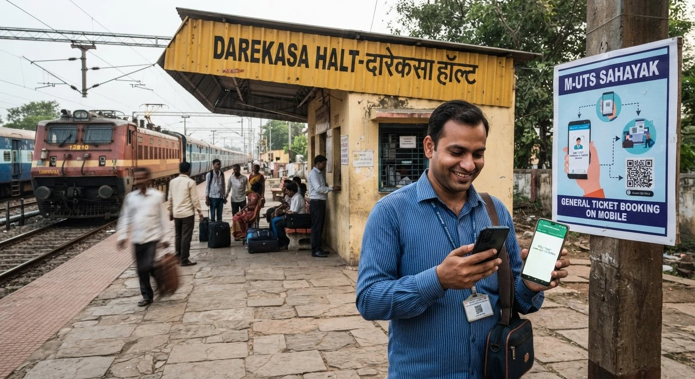 Indian Railways expands mobile ticketing services to halt stations to reduce passenger queues