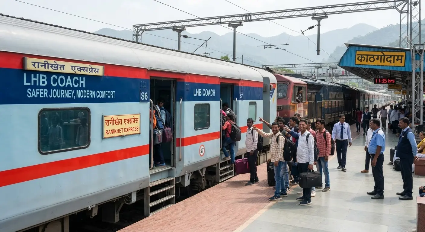 Indian Railways upgrades Ranikhet Express with modern LHB coaches for safer travel