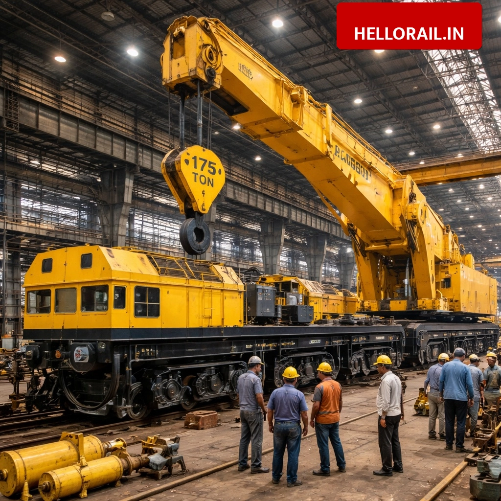 Jamalpur Railway Workshop: Proposal sent to build world’s first 175-ton diesel hydraulic crane