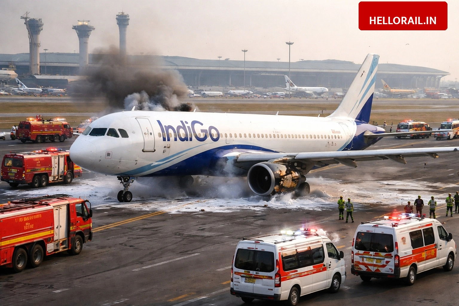 IndiGo Flight 6E 579: Emergency landing at Delhi IGI Airport after mid-air engine failure