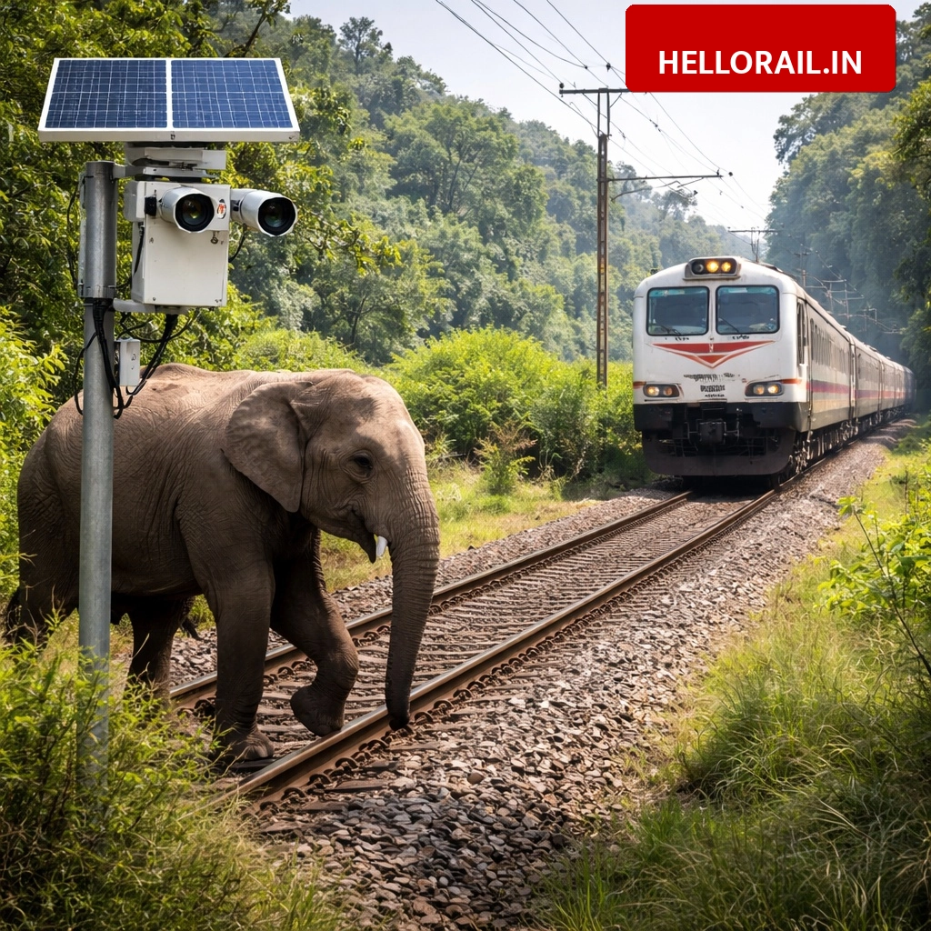 Railway safety boost: AI-based Elephant Intrusion Detection System to be installed in Chakradharpur Division
