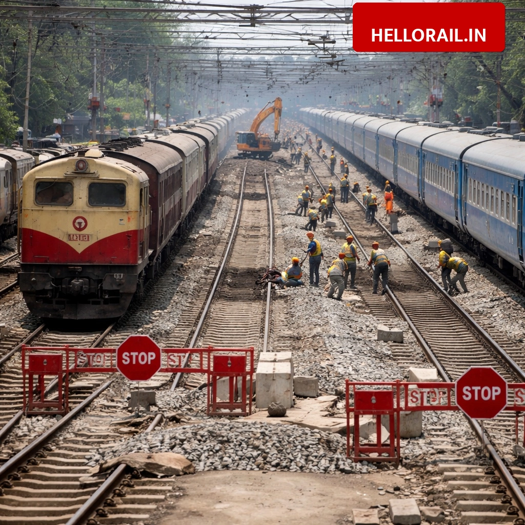 Gorakhpur-Paniyhawa route mega block: Several trains cancelled and diverted till June 9