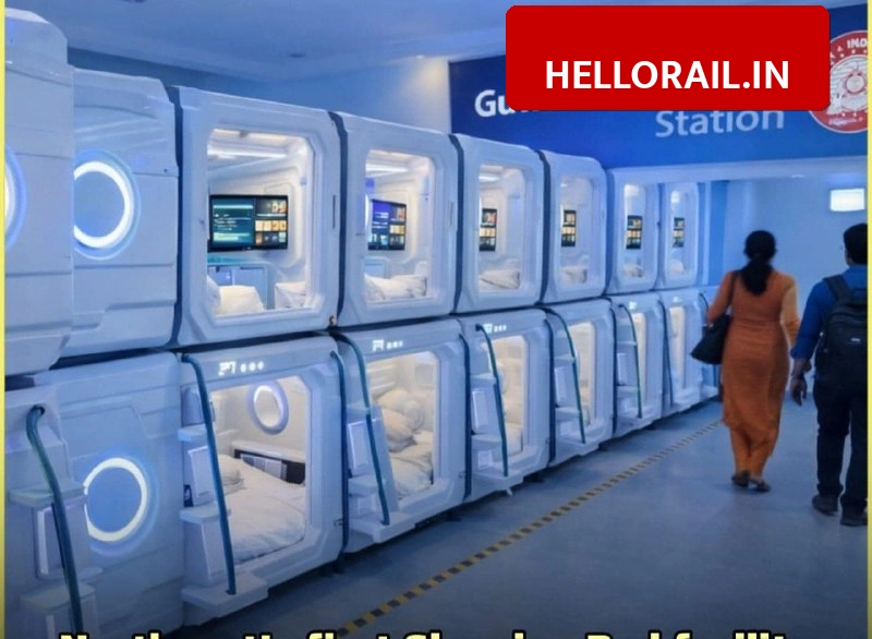 Guwahati Station Gets Modern Sleeping Pods, Passengers Can Now Rest in AC Comfort at Low Cost