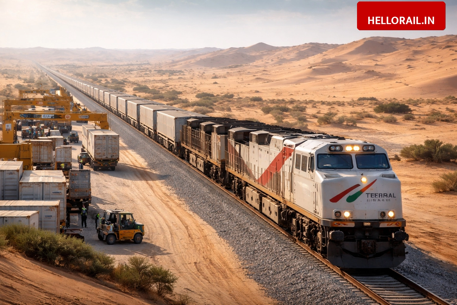 Etihad Rail Transports 4.5 Lakh Tonnes of Cargo in 9 Days to Strengthen UAE Trade