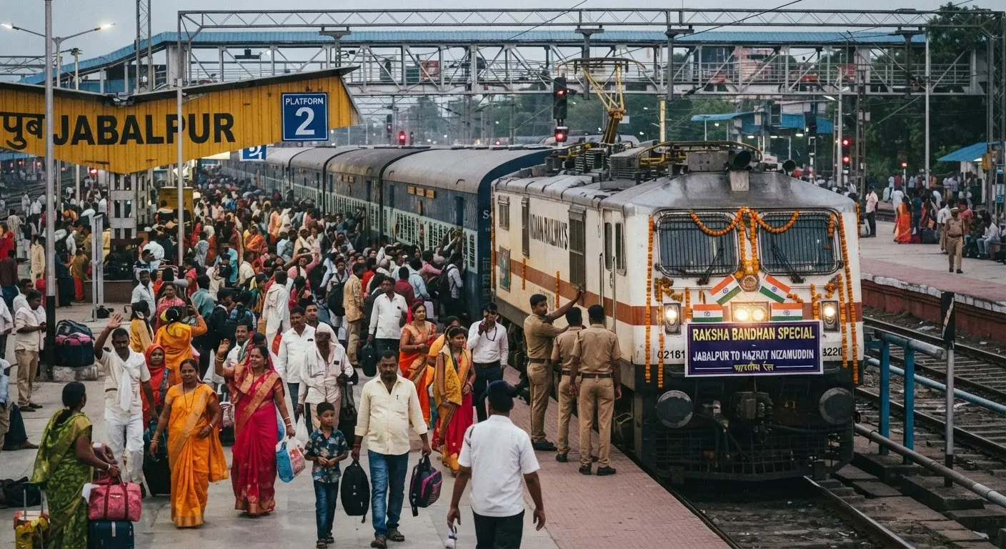 Indian Railways launches Jabalpur Hazrat Nizamuddin special trains for Raksha Bandhan