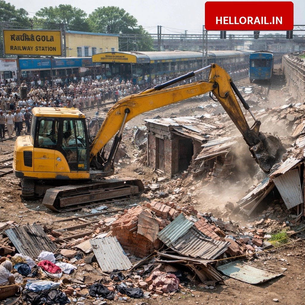 Kadhagola Railway Station: Over 35 illegal houses demolished for modernization project
