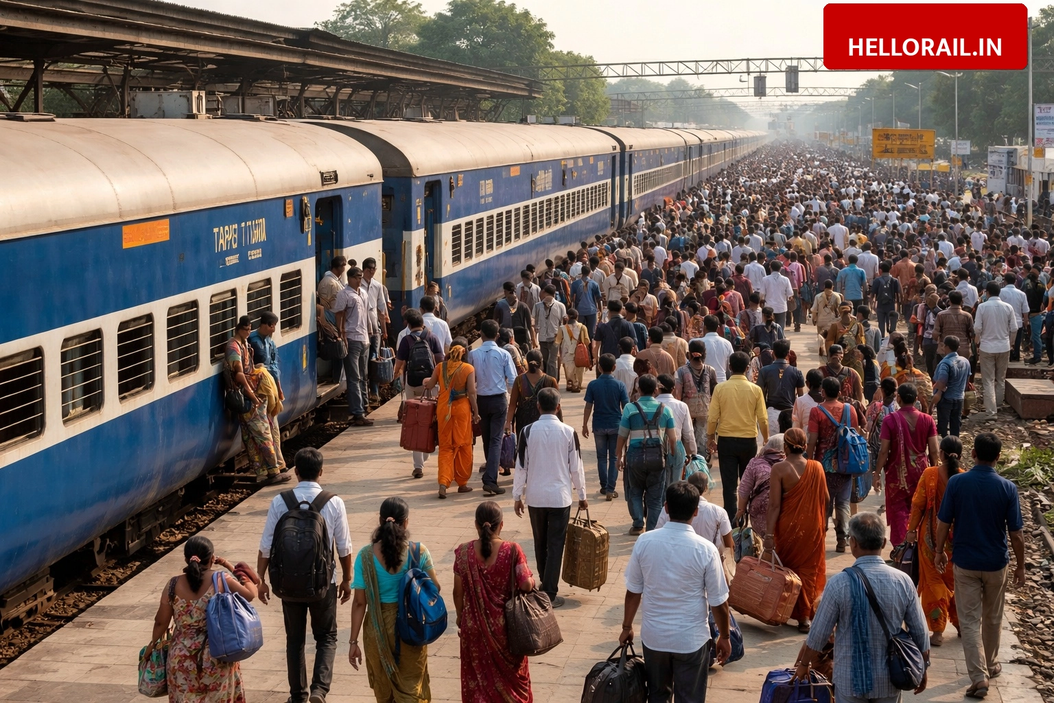 Surat Thawe Tapti Ganga Express Gets New Stoppage at Dighwa Dubauli, Huge Relief for Thousands of Bihar Passengers
