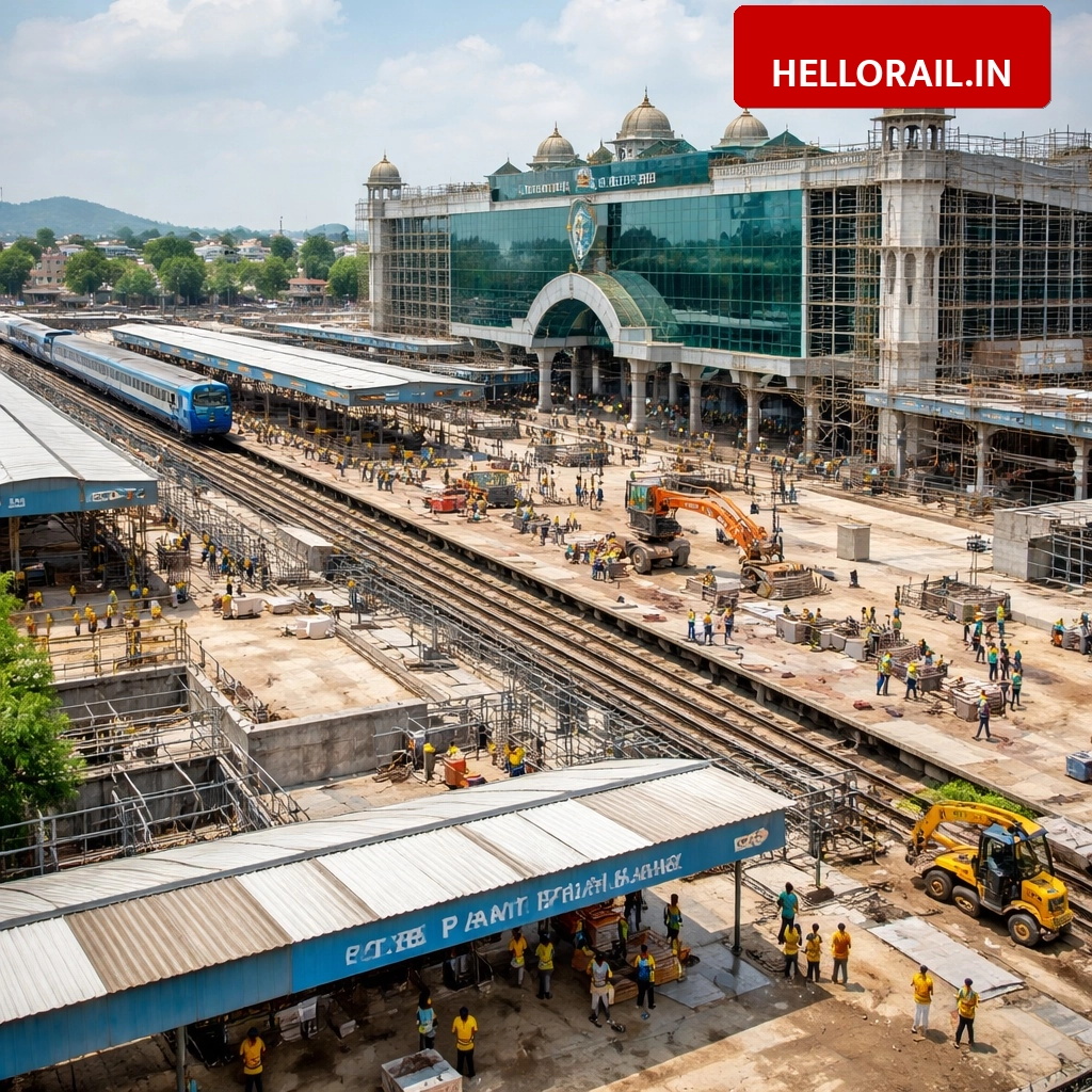 Amrit Bharat Station Scheme: Redevelopment work underway at Udaipur City and Rana Pratap Nagar stations