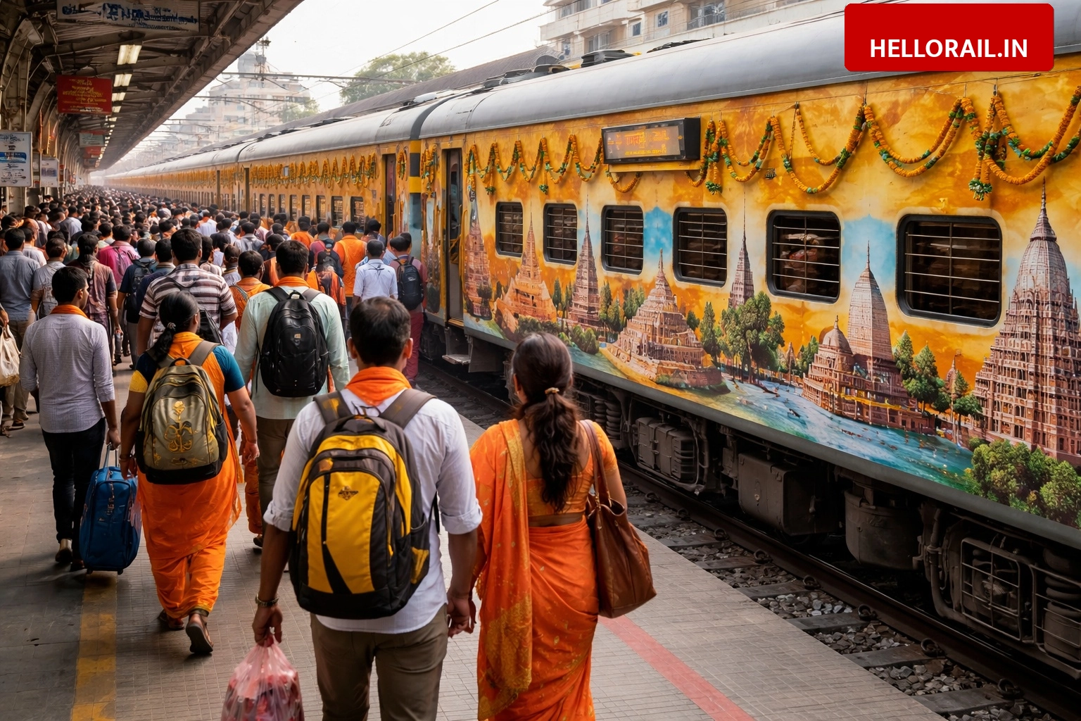 IRCTC Bharat Gaurav Train Starts 9-Day Pilgrimage from Bhagalpur, Fully Booked Service to Cover 4 Jyotirlingas