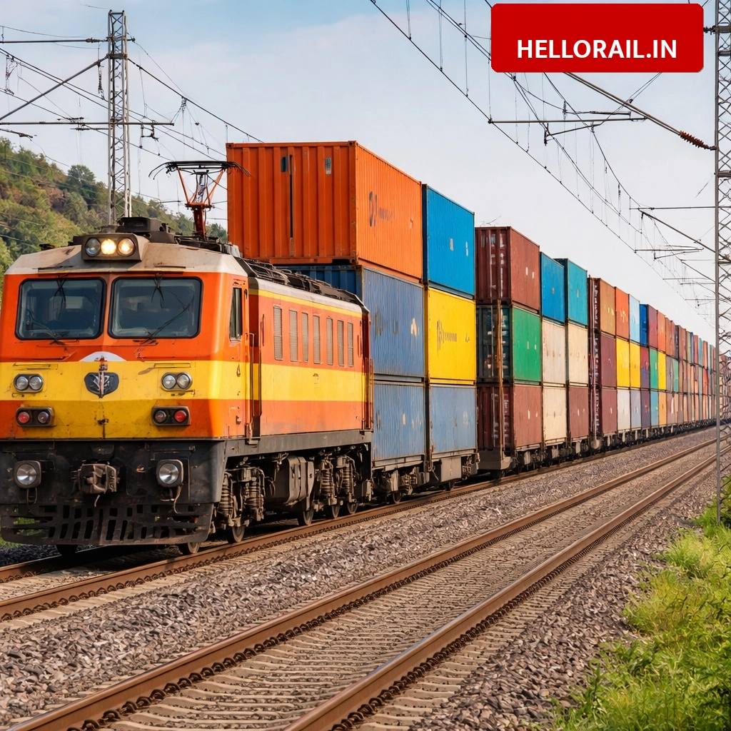 Indian Railways: World’s first electric double-stack container train operated on WDFC