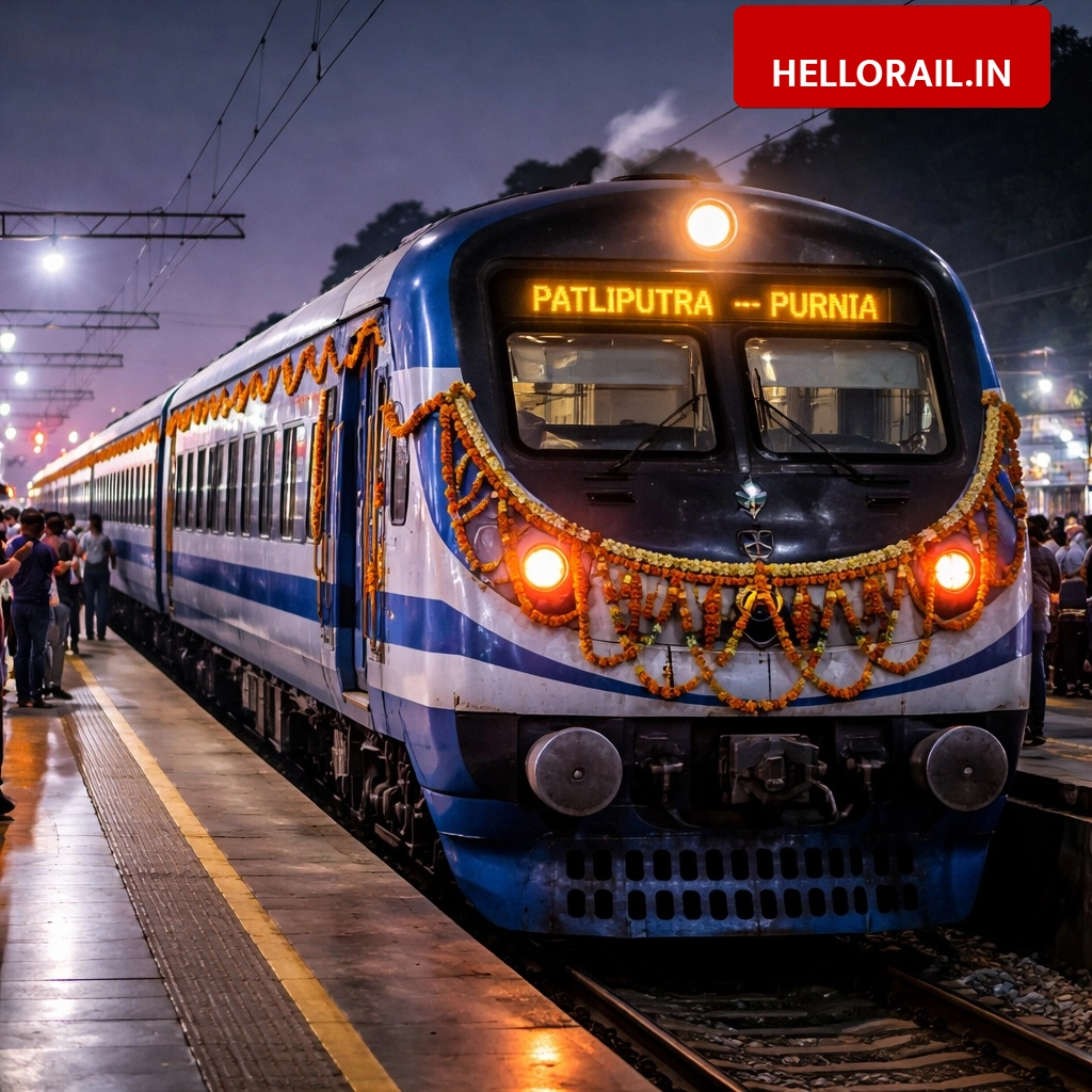 New Train Announcement: Indian Railways to launch night train between Patliputra and Purnia via Saharsa