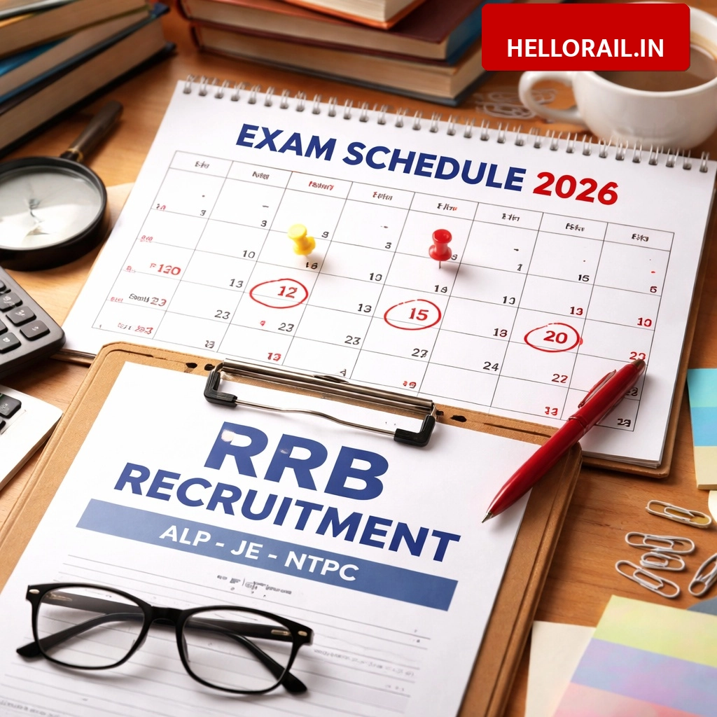 RRB Recruitment Calendar 2026: Exam dates announced for ALP, JE and NTPC, check full schedule