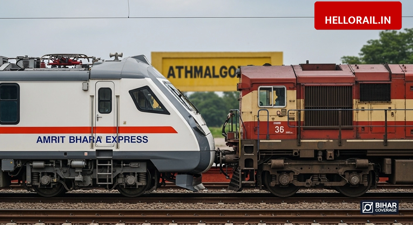 Amrit Bharat Express Engine Fails at Athmalgola Station, Train Reaches Destination with 5-Hour Delay