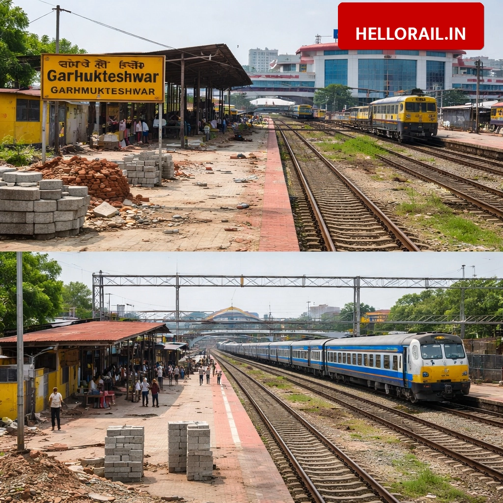 Amrit Bharat Scheme: Slow progress at Garhmukteshwar station and new updates for Hapur Junction