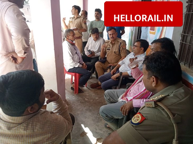 Umapur Railway Underpass: Villagers protest boundary wall construction in Manda area