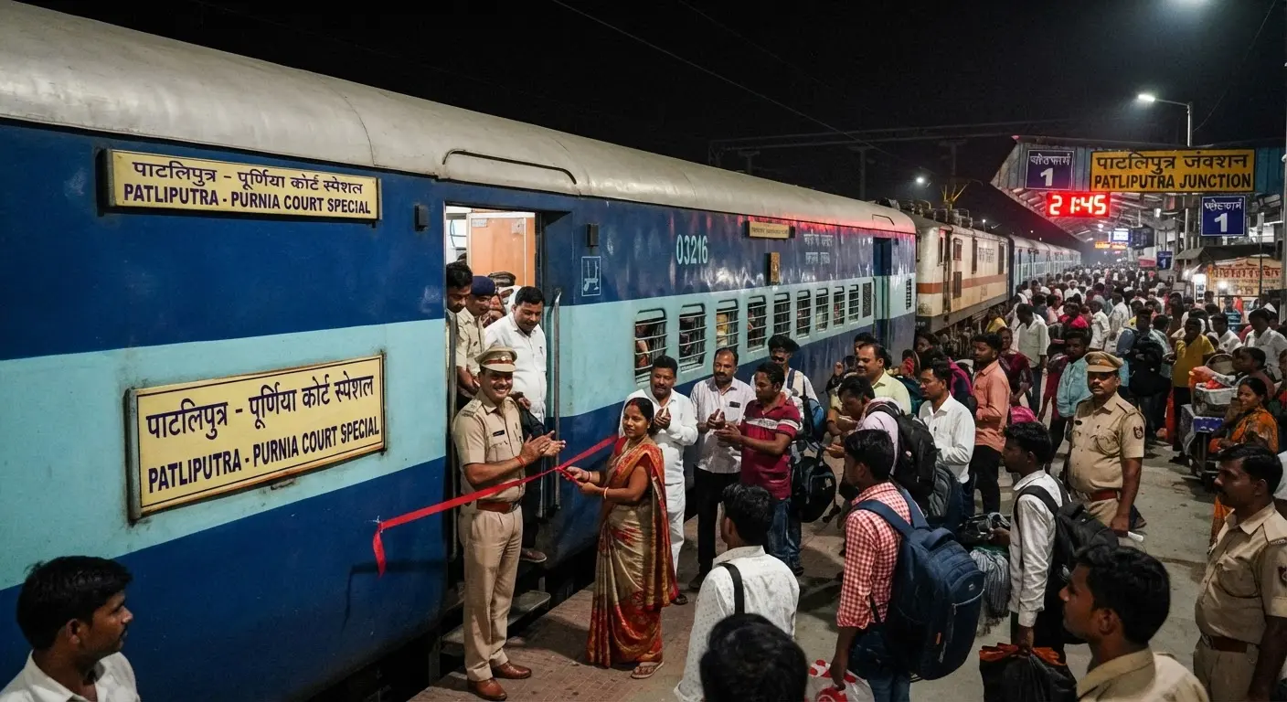 Indian Railways introduces new overnight train between Patliputra and Purnia Court
