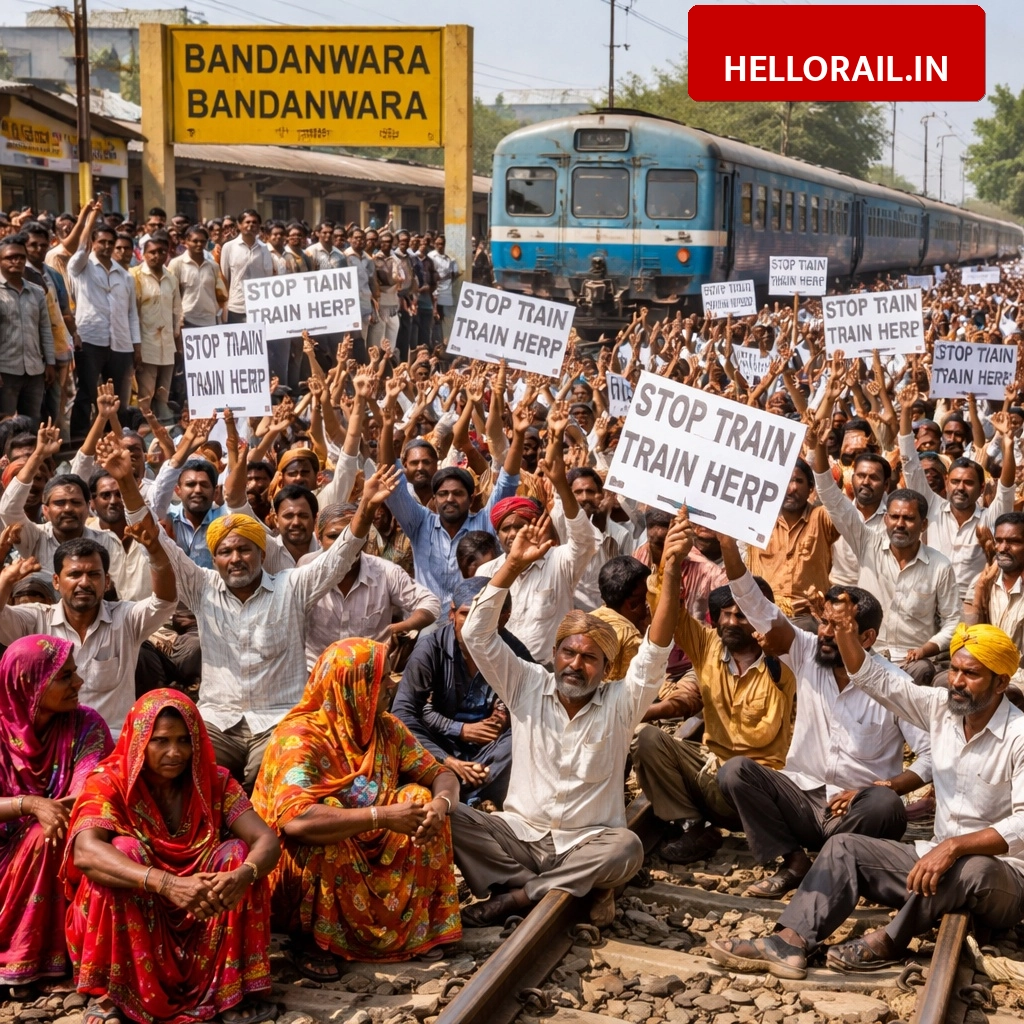 Bandanwara Railway Station: Protest planned on June 8 to demand train halts