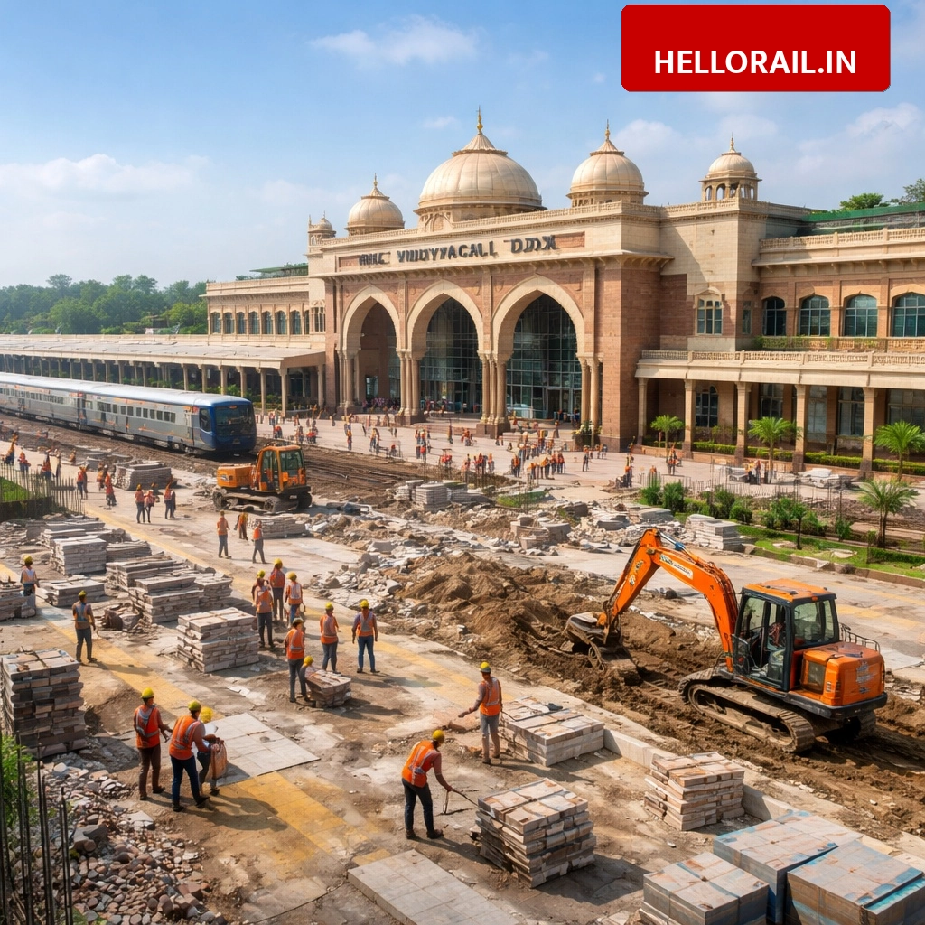 Vindhyachal Dham Railway Station: Redevelopment work underway under Amrit Bharat Station Scheme