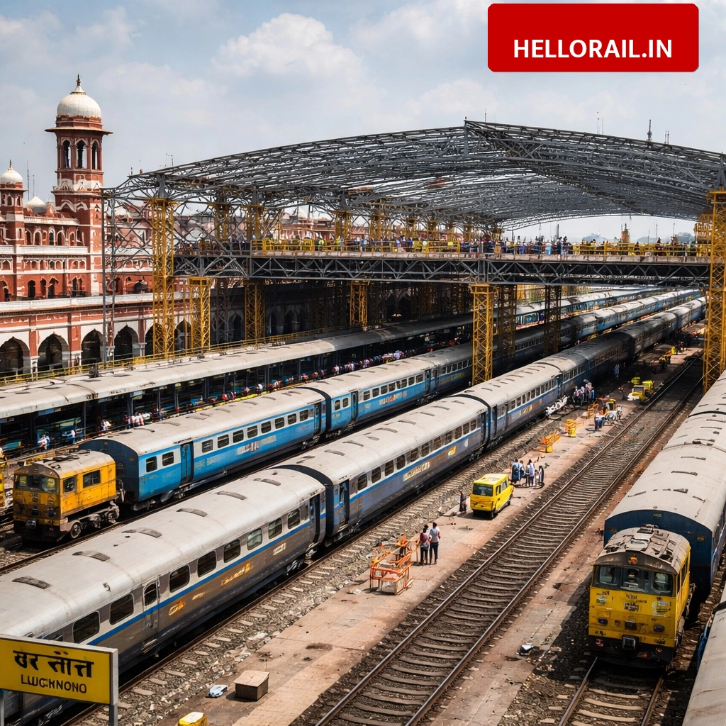 Lucknow Railway Station Update: Trains diverted until June 23 due to air concourse construction