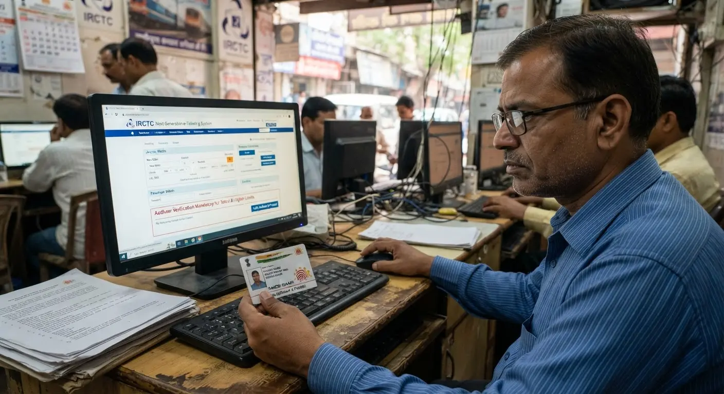 IRCTC updates ticket booking rules with Aadhaar verification for higher monthly limits