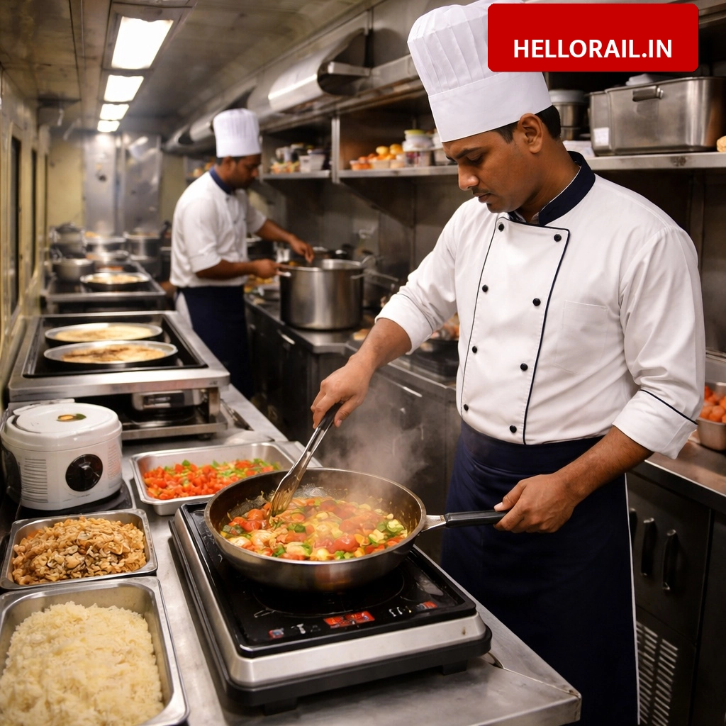 IRCTC Update: Cooking allowed in pantry cars using electric appliances due to LPG shortage