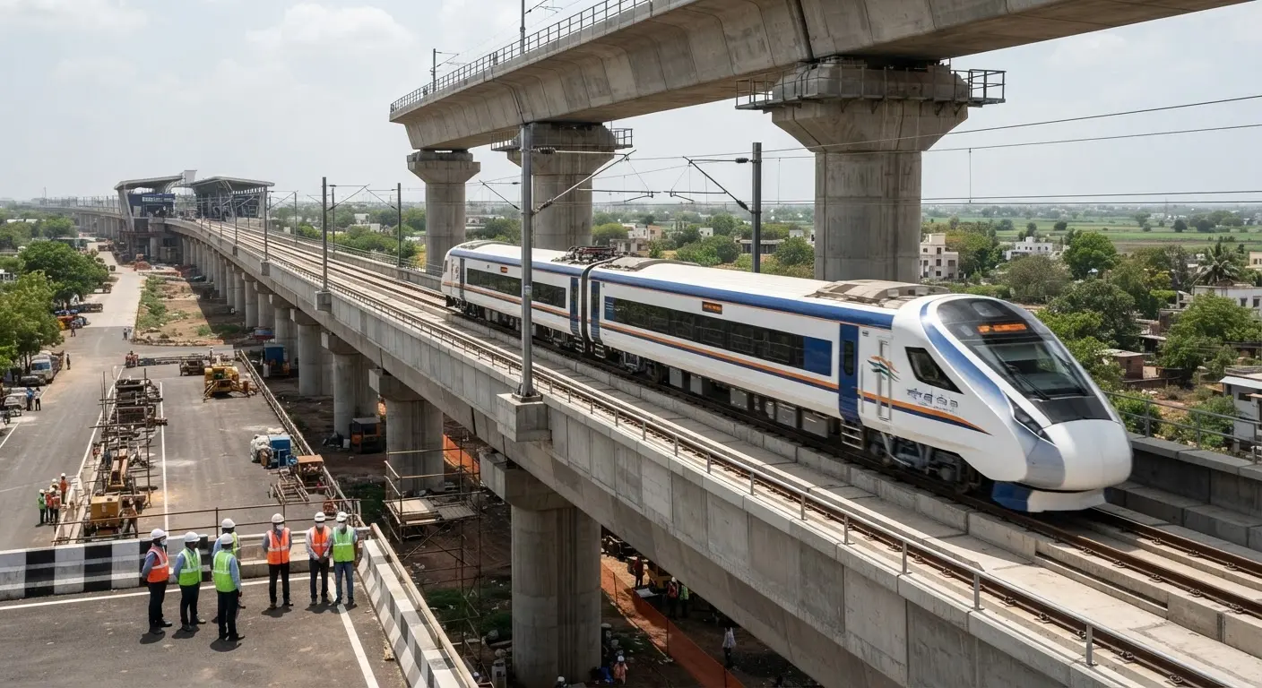 India to launch high speed rail on Surat Bilimora stretch with indigenous trains by August 2027