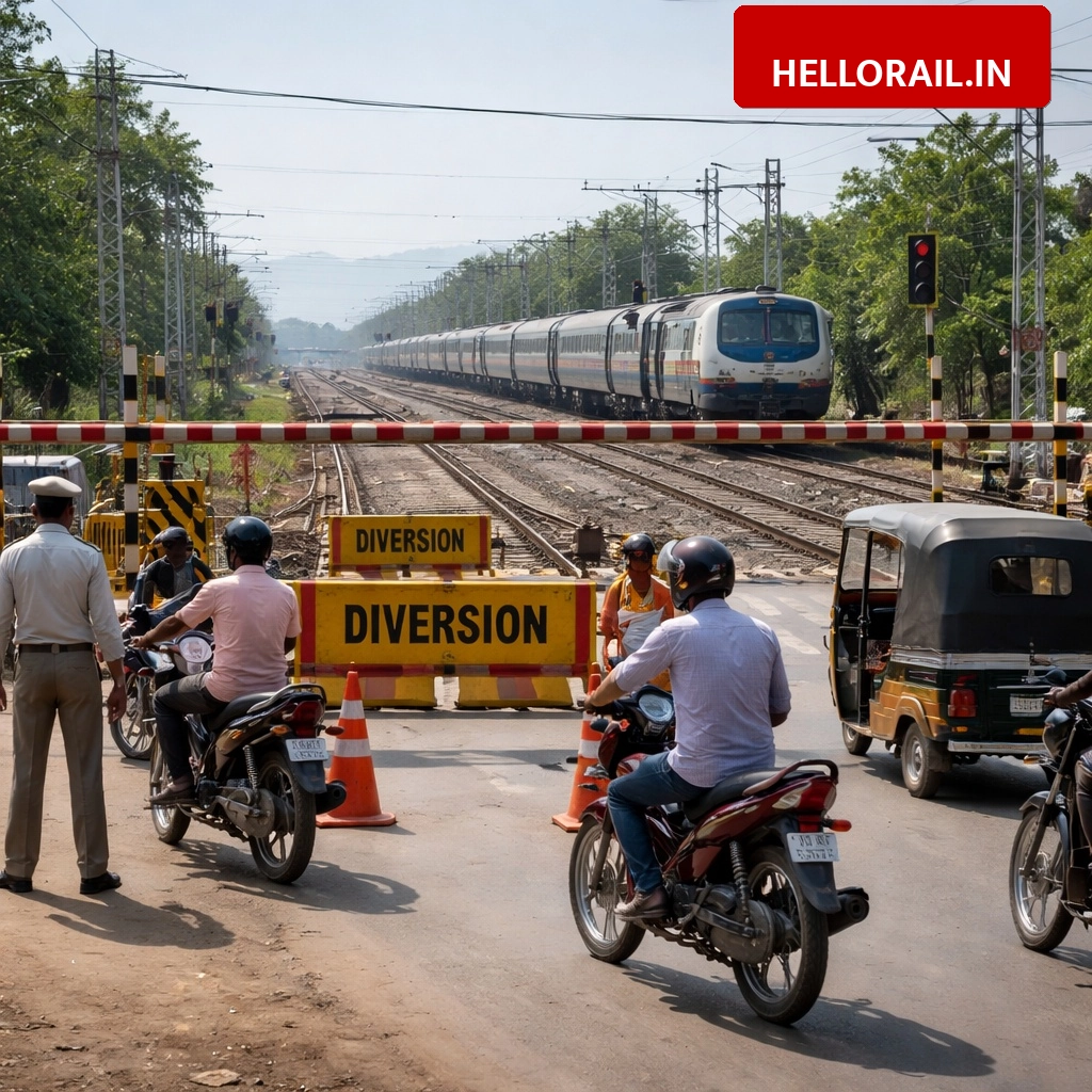 Balod Railway Update: Parras railway gate to remain closed for 11 hours, check diversion details