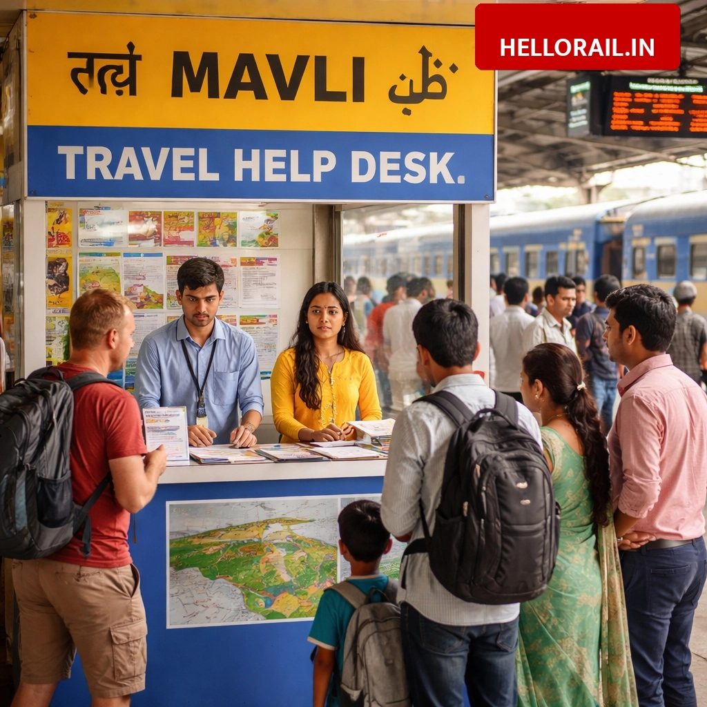 Mavli Railway Station: New Travel Help Desk launched for tourists and local passengers