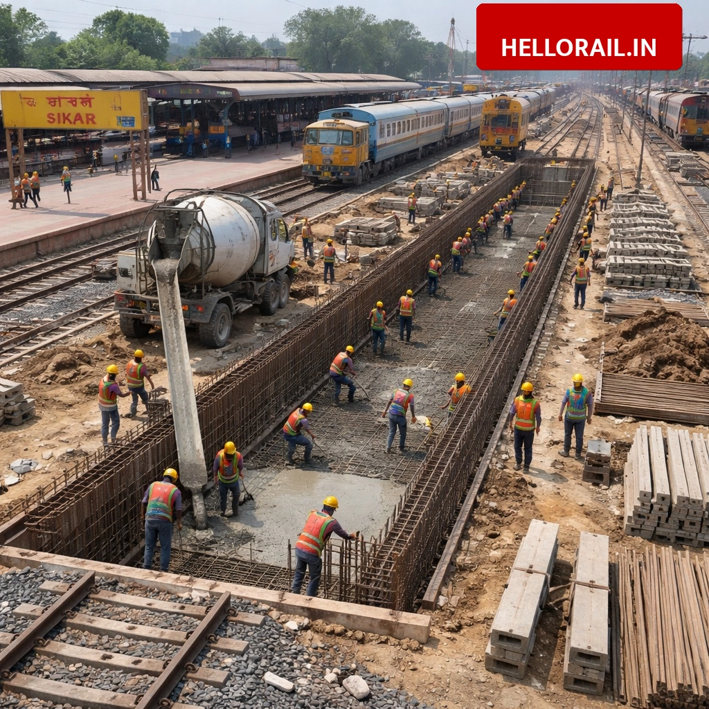 Sikar Railway Station Update: New pit line to be constructed for more train operations
