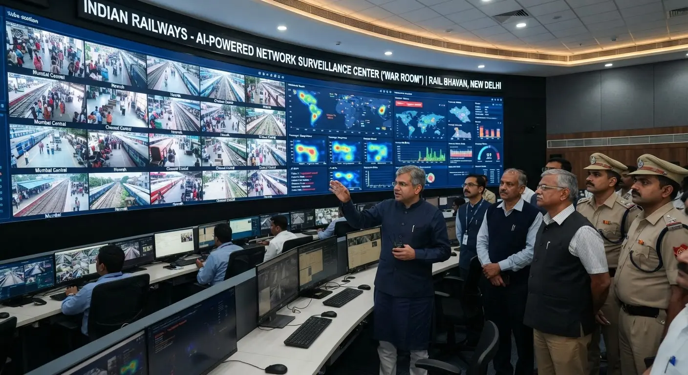 Indian Railways launches AI powered war room for round the clock national network surveillance