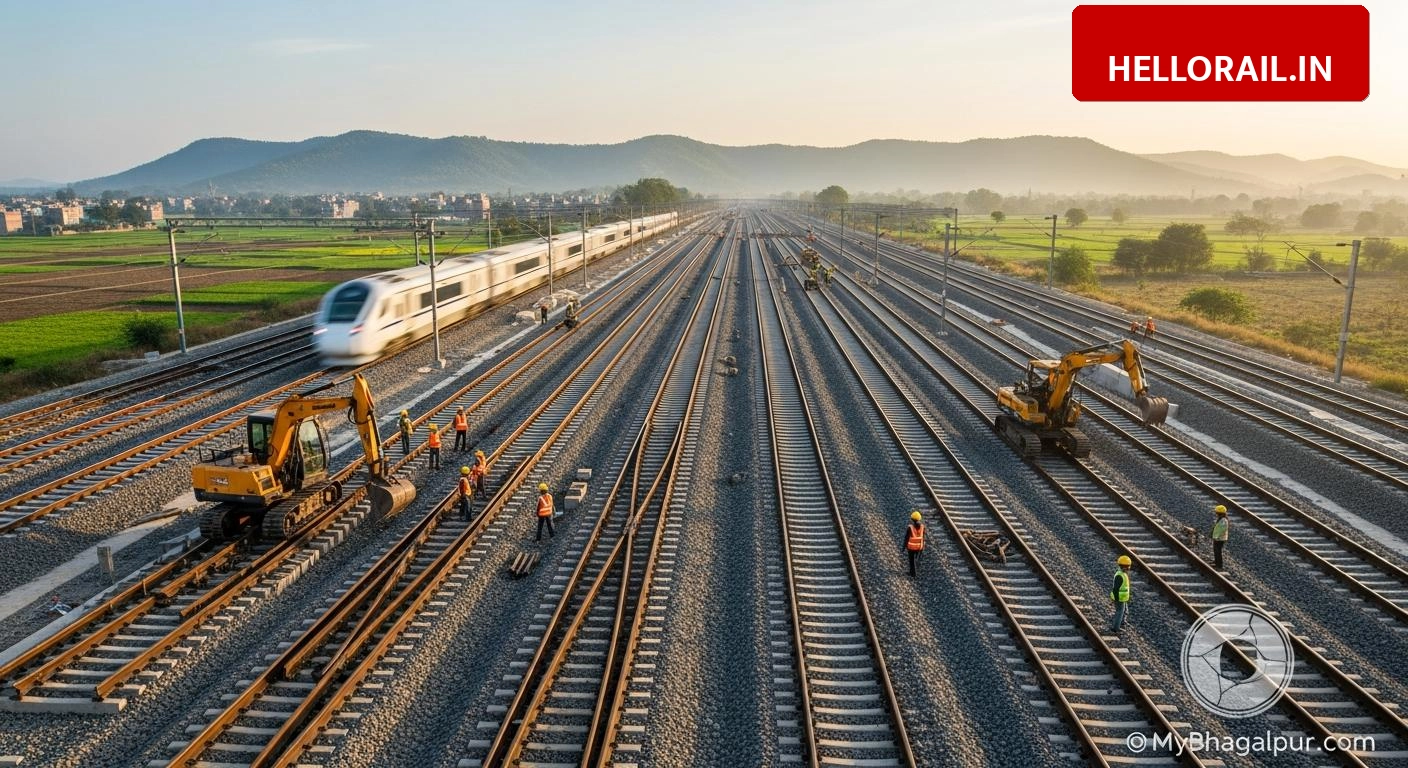 Bihar Rail News: Rs 17000 Crore Approved for 400 KM New Lines on DDU-Jhajha Route