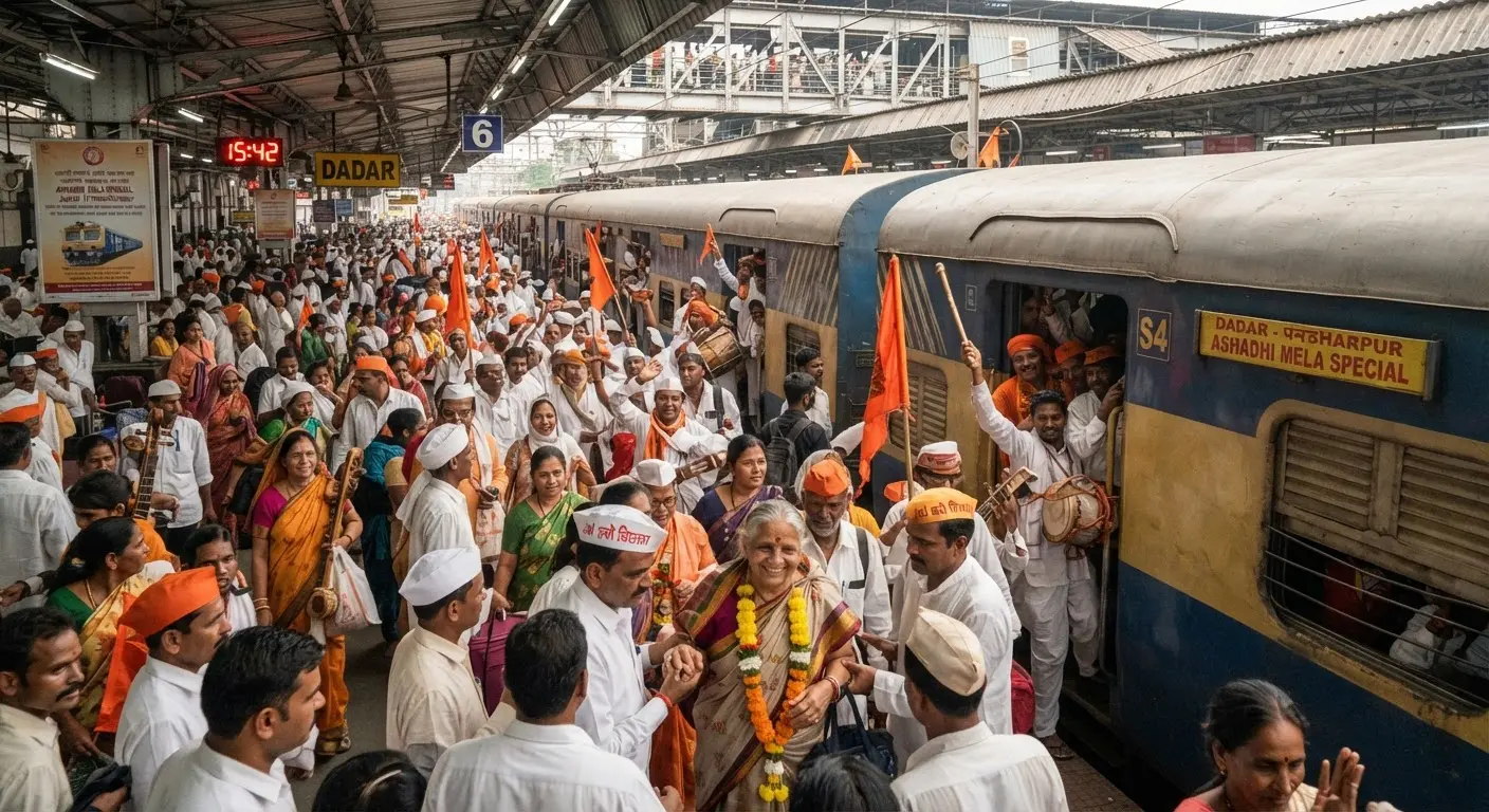Central Railway announces special train services for Ashadhi Mela 2026 pilgrims