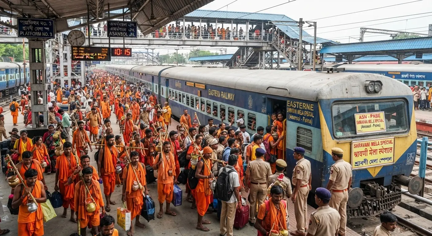 Indian Railways announces special trains for Shravani Mela 2026 pilgrims