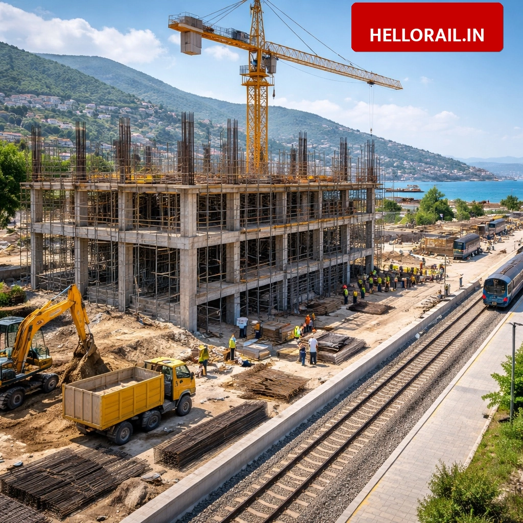 Saranda Railway Update: New building construction starts at Takeup Point to ease local movement