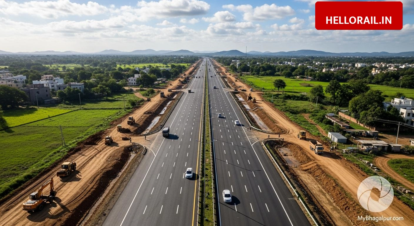 Munger-Mirzachauki Fourlane Update: 79% Work Done, Complete Road Ready by April 2026