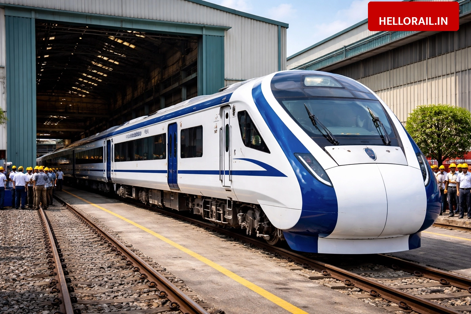 Vande Bharat Express: RCF Kapurthala rolls out its first 16-coach train set, operations to start soon