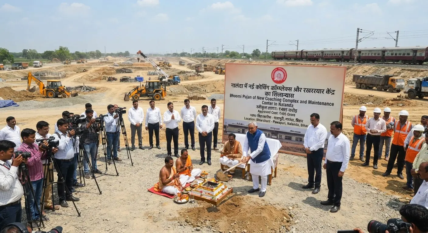 Indian Railways approves new 495 crore coaching complex in Nalanda district